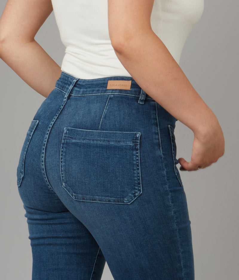 GENE-DIS Mid Rise Bootcut Jeans