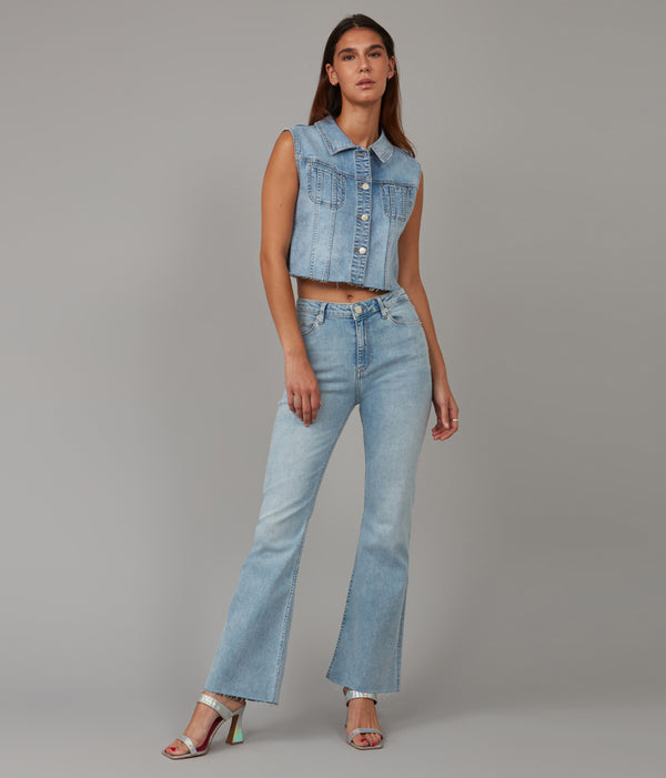 ALICE-TD High Rise Flare Jeans