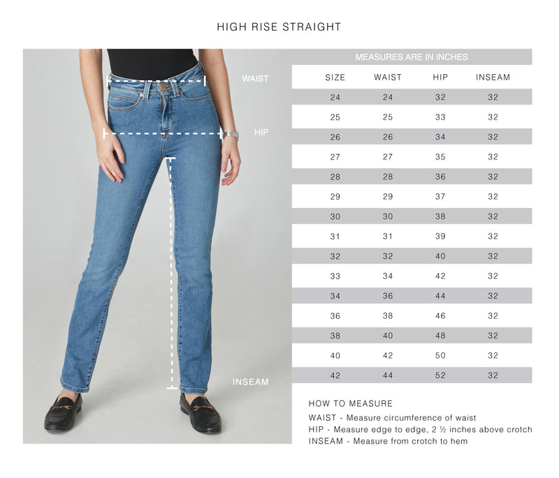 Kate-CSN High-Rise Straight Jeans