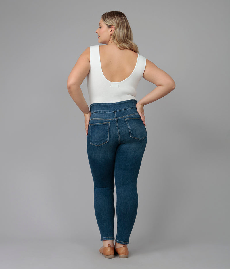 Anna-RCB High Rise Skinny Pull-On Jeans