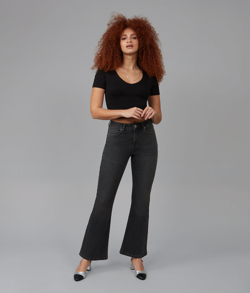 ALICE-GMS High Rise Flare Jeans