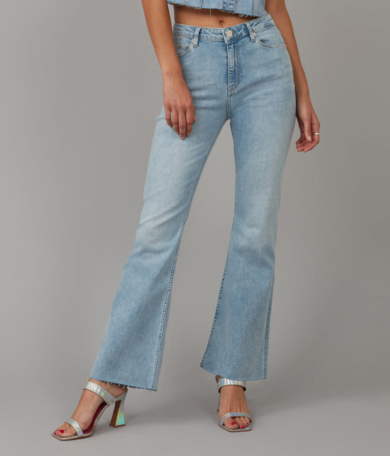 ALICE-TD High Rise Flare Jeans