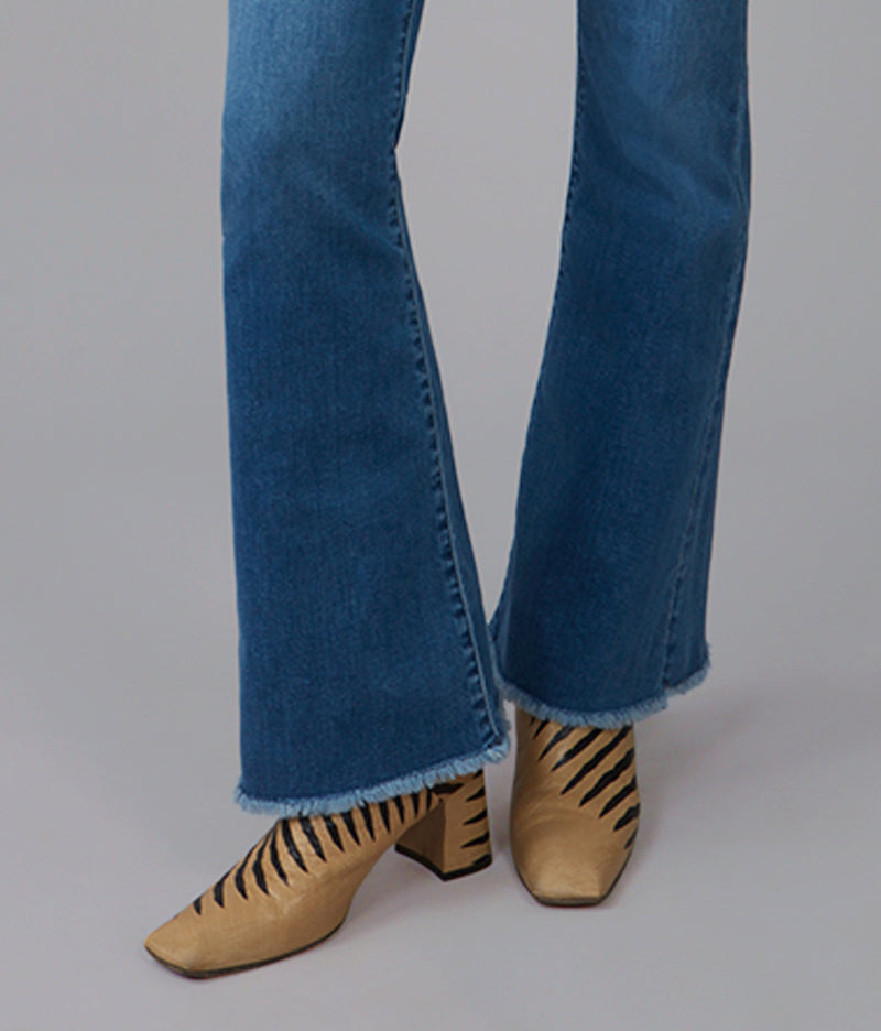 ALICE-MDL High Rise Flare Jeans