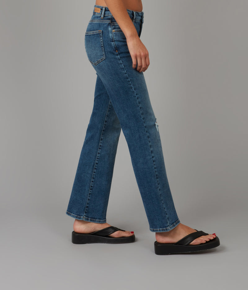 BRADLY-DIS Mid Rise Bootcut Jeans  32" Inseam