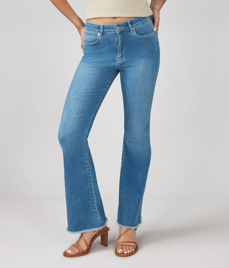 ALICE-MDL High Rise Flare Jeans