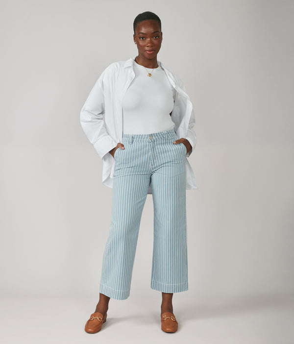 COLETTE-OW  High Rise Wide Leg Jeans