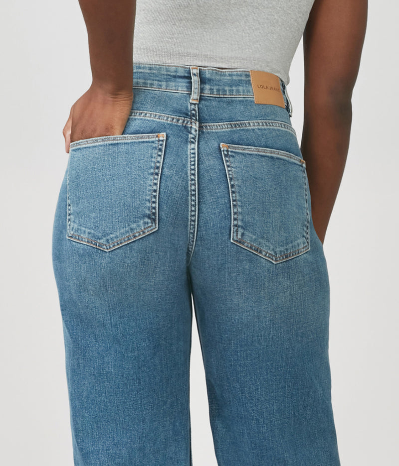 MILAN-DIS Ultra High Rise Wide Leg Jeans