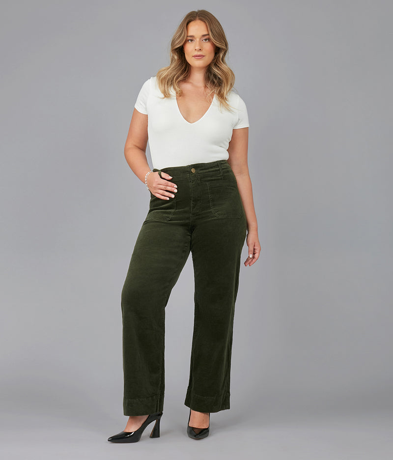 COLETTE-DO High Rise Wide Leg Jeans