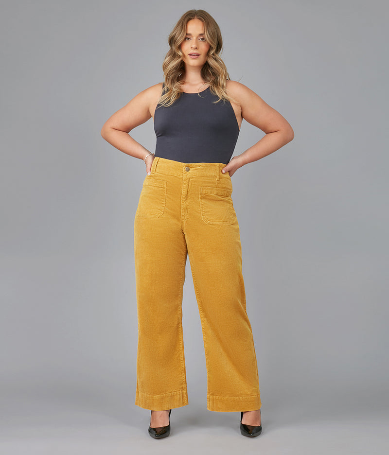 COLETTE-GR High Rise Wide Leg Jeans