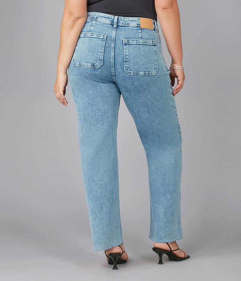 COLETTE-VIB High Rise Wide Leg Jeans