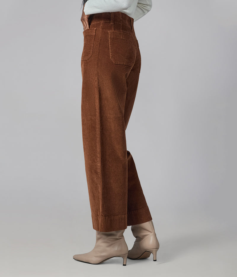 COLETTE-BB High Rise Wide Leg Cord