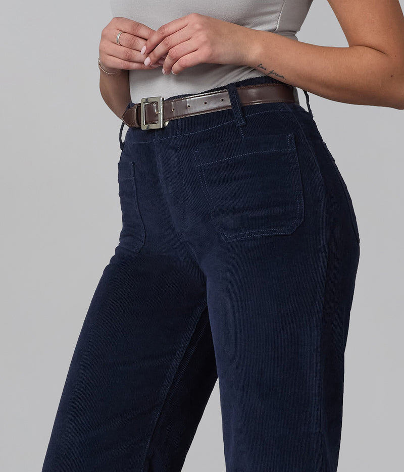 COLETTE-FD High Rise Wide Leg Cord