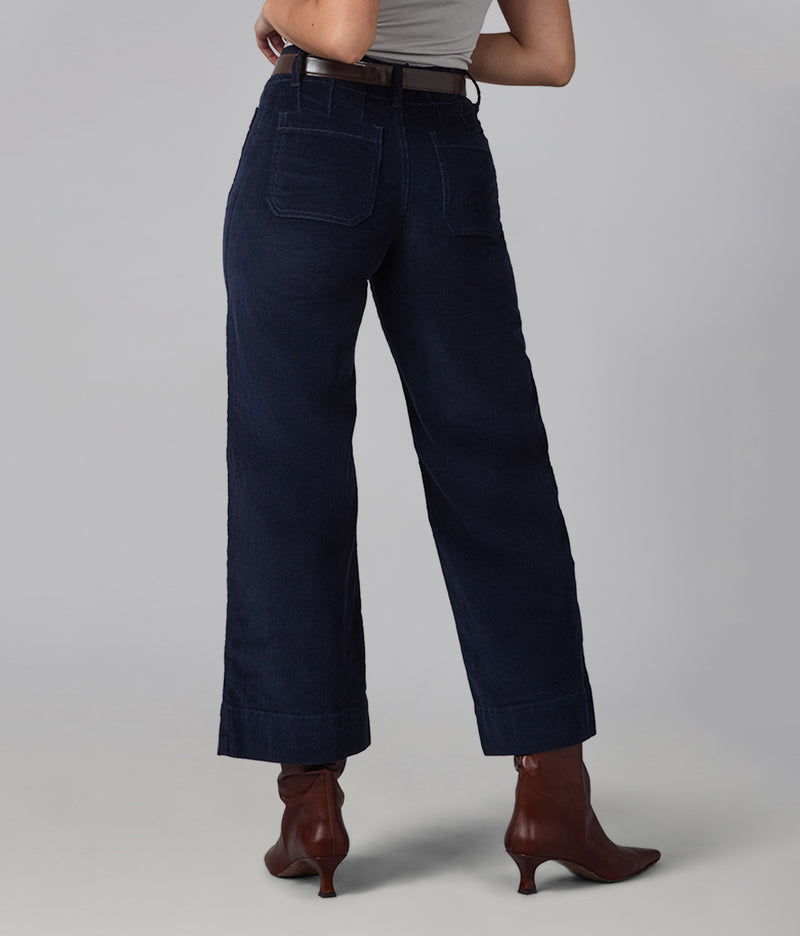 COLETTE-FD High Rise Wide Leg Cord