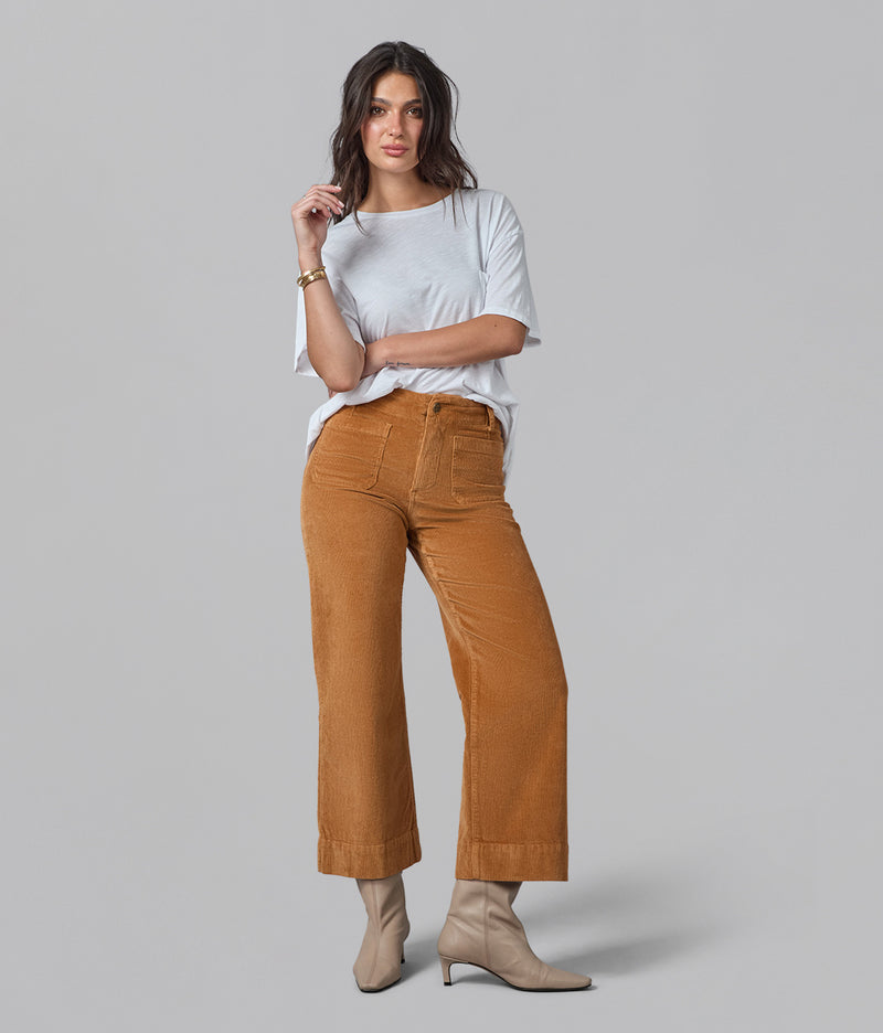 COLETTE-SC High Rise Wide Leg Cord