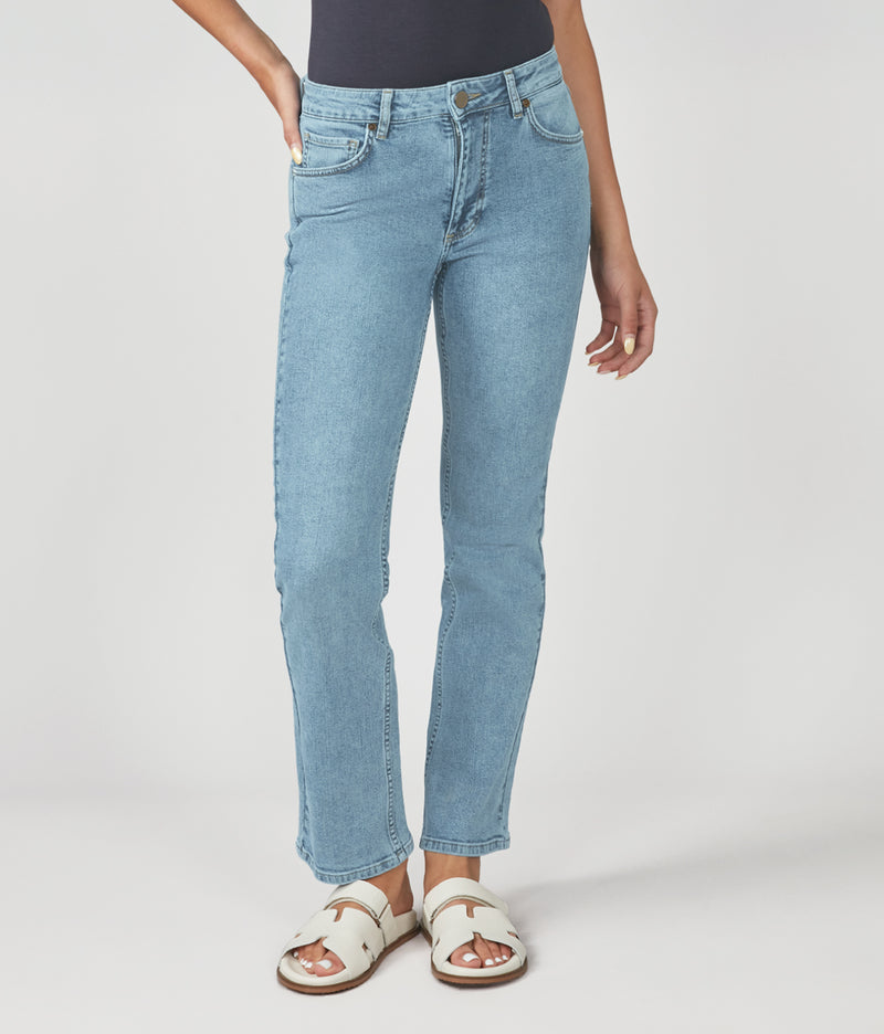 DENVER-BM High Rise Straight Jeans