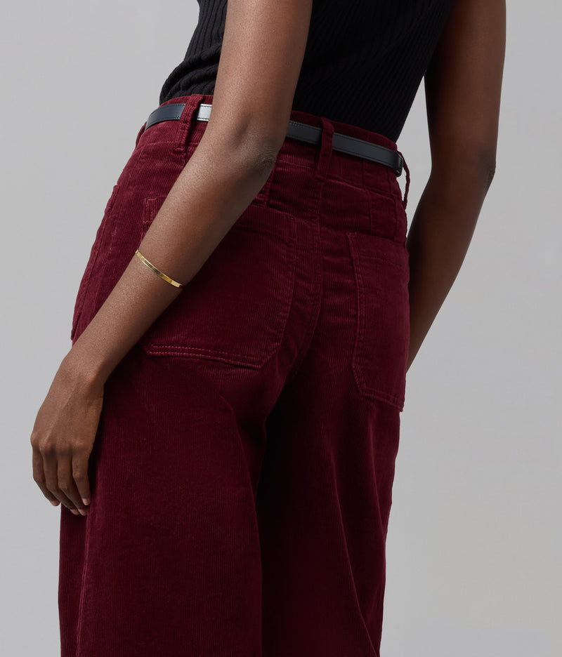 COLETTE-SR High Rise Wide Leg Cord