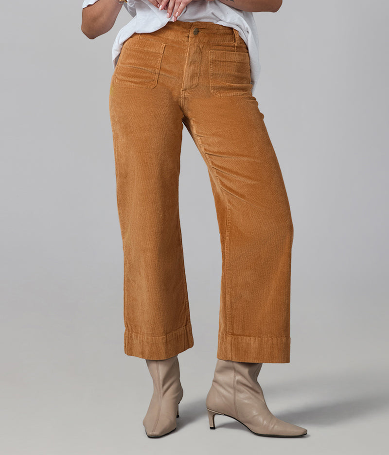 COLETTE-SC High Rise Wide Leg Cord