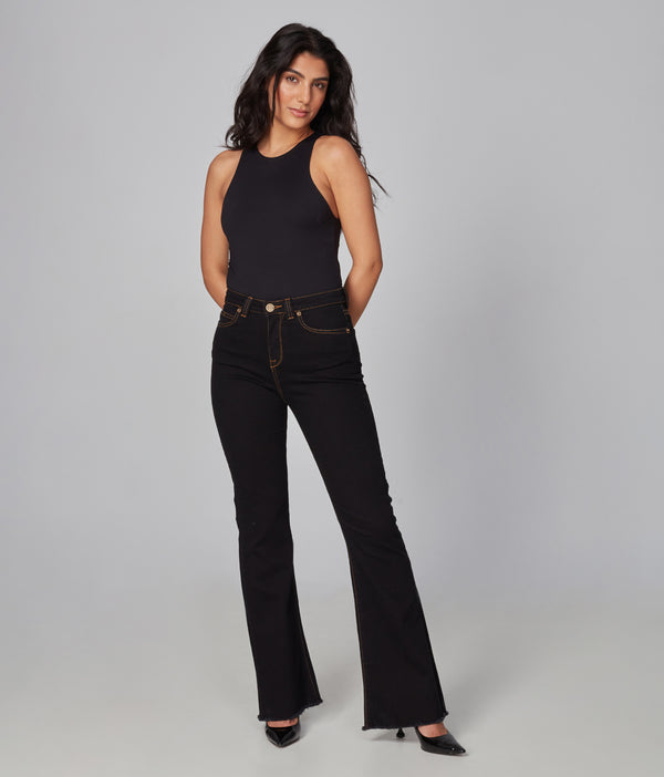 ALICE-FB High Rise Flare Jeans