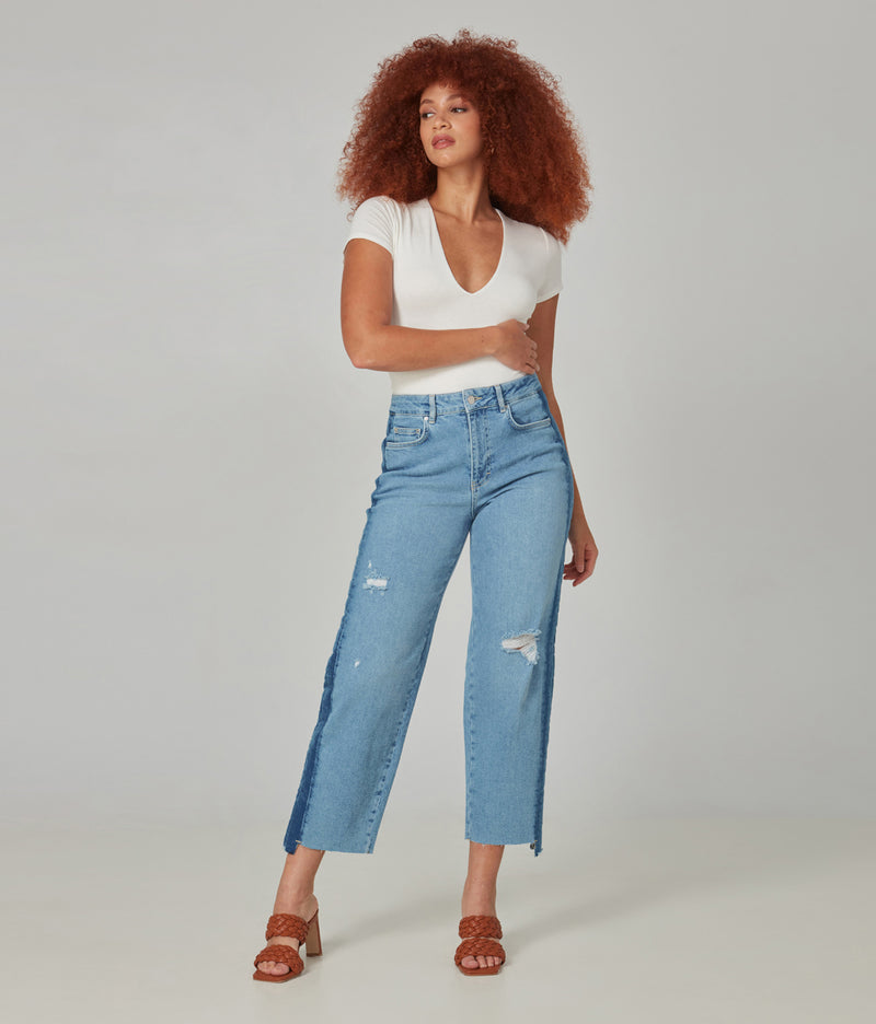 EDISON-TDE High Rise Horseshoe Jeans