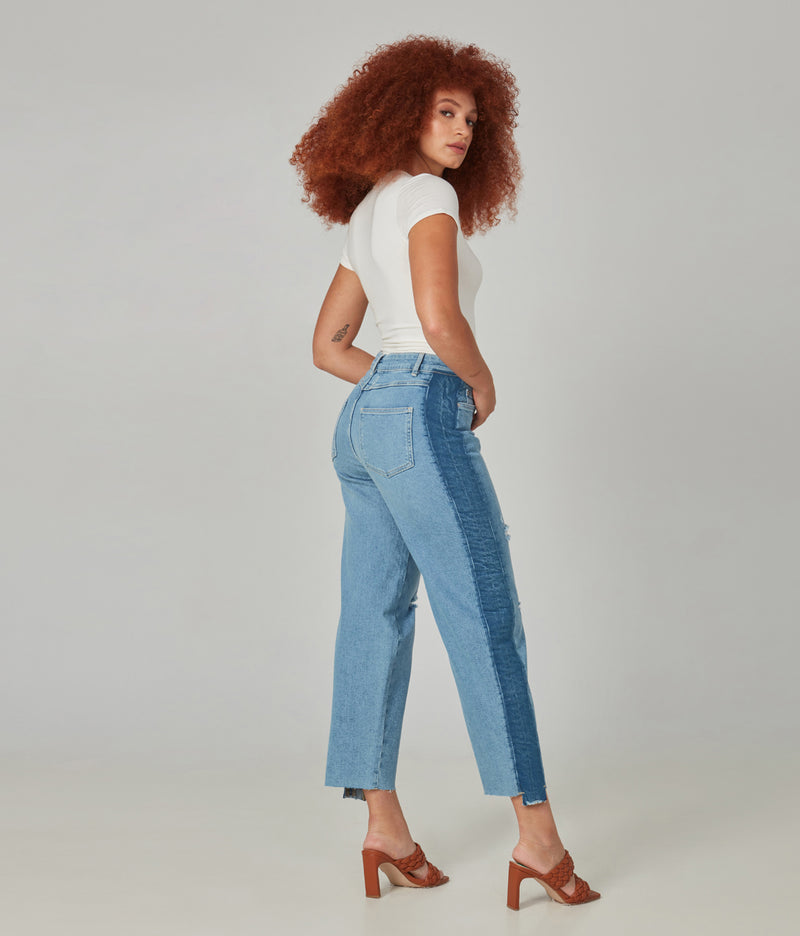 EDISON-TDE High Rise Horseshoe Jeans